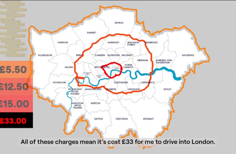 khans tax hike for London map