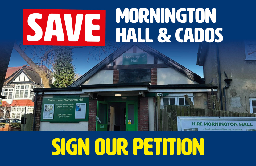 Save Mornington Hall & Cados