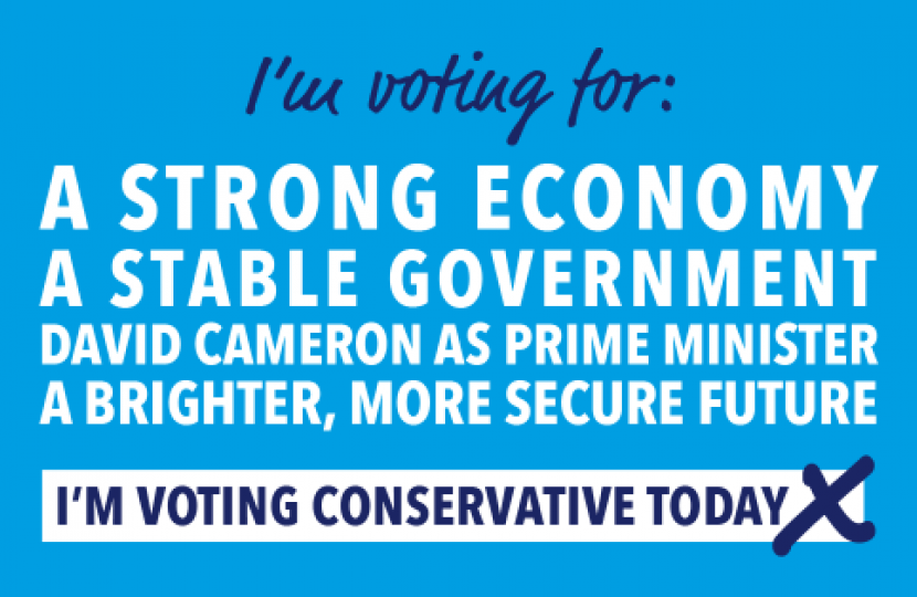 Don T Forget To Vote Conservative Today Chingford And Woodford Green