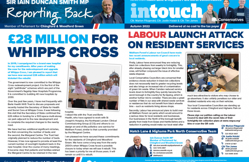 Hatch Lane & Highams Park North Intouch_November 22