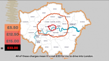 khans tax hike for London map